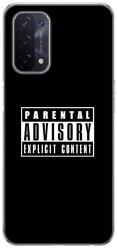 Husa Oppo A54 5G si A74 5G Silicon Gel Tpu Model Parental Advisory 
