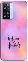 Husa Oppo A57s Silicon Gel Tpu Model Belive in Yourself 