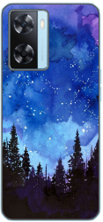 Husa Oppo A57s Silicon Gel Tpu Model Night Forest 