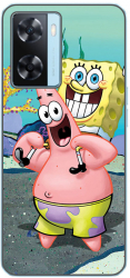 Husa Oppo A57s Silicon Gel Tpu Model Spongebob 