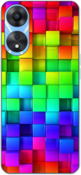 Husa Oppo A78 5G CPH2483 Silicon Gel Tpu Model Colorful Cubes