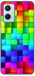 Husa Oppo A96 4G Silicon Gel Tpu Model Colorful Cubes 