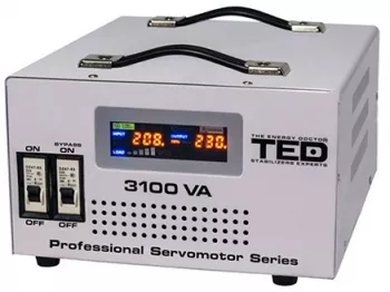 Stabilizator Tensiune Servomotor 3100va Ted Electric 