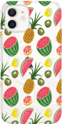 Husa BestCase comp Cu Apple iPhone 12 Mini Ananas SLIM 1.5MM MagSafe comp Anti Shock MAS 666 