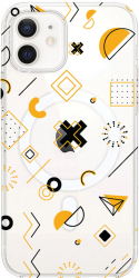 Husa BestCase comp Cu Apple iPhone 12 Mini Symbols SLIM 1.5MM MagSafe comp Anti Shock MAS 763 