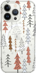 Husa BestCase comp Cu Apple iPhone 12 Pro Max Christmas Hand Drawn SLIM 1.5MM MagSafe comp Anti Shock MAS 875 
