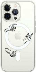Husa BestCase comp Cu Apple iPhone 12 Pro Max Hands SLIM 1.5MM MagSafe comp Anti Shock MAS 740 