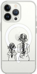 Husa BestCase comp Cu Apple iPhone 12 Pro Max Mom And Daughter SLIM 1.5MM MagSafe comp Anti Shock MAS 1048 