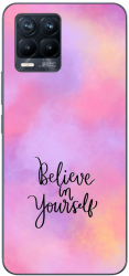 Husa Realme 8 Pro Silicon Gel Tpu Model Belive in Yourself 