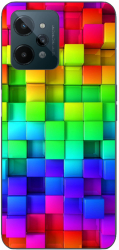 Husa Realme C31 Silicon Gel Tpu Model Colorful Cubes 