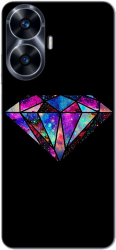 Husa Realme C55 Silicon Gel Tpu Model Diamond Black 