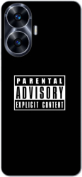 Husa Realme C55 Silicon Gel Tpu Model Parental Advisory 