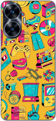Husa Realme C55 Silicon Gel Tpu Model Pop Art Vintage 