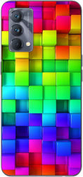 Husa Realme GT Master 5G Silicon Gel Tpu Model Colorful Cubes 