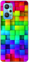 Husa Realme GT NEO 2 Silicon Gel Tpu Model Colorful Cubes 