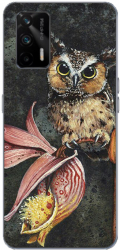Husa Realme GT Silicon Gel Tpu Model Owl Painted 