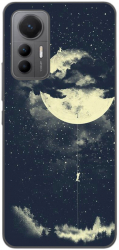 Husa Xiaomi 12 Lite Silicon Gel Tpu Model Moon Climbing 