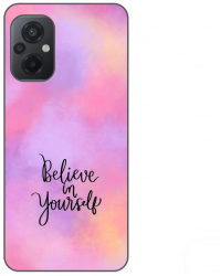 Husa Xiaomi Poco M5 Silicon Gel Tpu Model Belive in Yourself 
