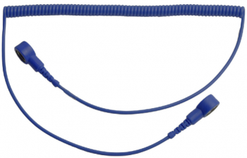 Cablu de bobina Premium albastru inchis cu 10mm Snap ambele capete. 1 8 m lungime L6588 