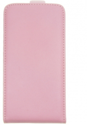 Husa de protectie din piele pentru Samsung Galaxy Alpha L937 Roz 