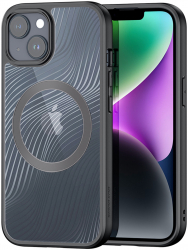 Husa pentru iPhone 15 Plus Aimo MagSafe Series M342 Poliuretan Black 