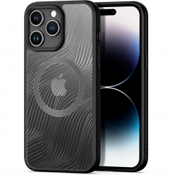 Husa pentru iPhone 15 Pro Aimo MagSafe Series M340 Poliuretan Black 