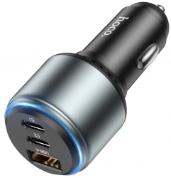 Incarcator pentru Masina USB 2x Type-C Fast Charging 95W I60 Negru 
