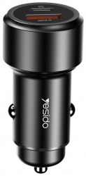 Incarcator pentru Masina USB QC3.0 18W Type-C PD 24W I576 Negru 