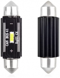 Set becuri LED CANBUS sofit C5W 1 SMD 41mm Alb 12/24V 