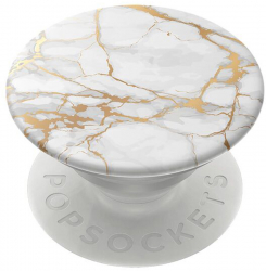 Suport Universal Telefon Policarbonat PopGrip Z288 Gold Lutz Marble 