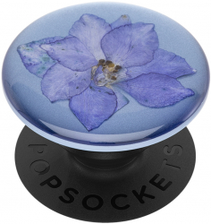 Suport Universal Telefon Policarbonat PopGrip Z338 Pressed Flower Larkspur Purple 