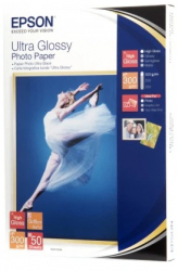 Ultra Glossy Photo Paper Epson 13x18 cm 50 Blatt 