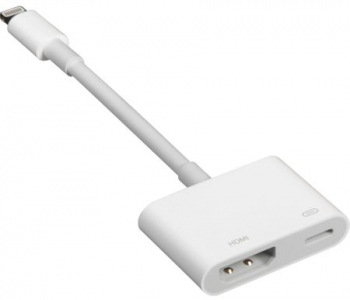 Adaptor compatibil cu Apple pentru conectare la Digital AV White 