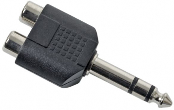 Adaptor-Y RCA / JACK 2 x soclu RCA-6.3 fisa Jack stereo 