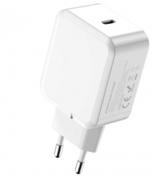 Alimentator de retea EU 30W USB-C Alb 