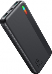 Baterie Externa 2x USB Type-C Micro-USB 12W 10000mAh C1481 JoyRoom Dazzling Series JR T016 C1481 Black 