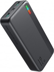 Baterie Externa 2x USB Type-C Micro-USB 12W 20000mAh C1482 JoyRoom Dazzling Series JR T017 C1482 Black 