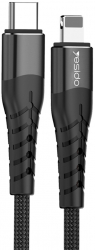 Cablu de Date Type-C la Lightning 18W 1.2m C987 Black