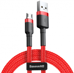 Cablu de Date USB la Micro-USB 1.5A 2m C944 Red 