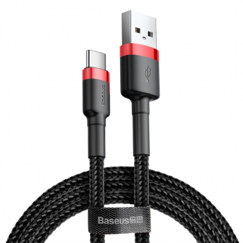 Cablu de Date USB Type-C 2A 3m C990 Red Black 