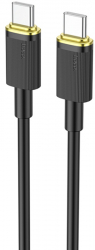 Cablu de Incarcare Type-C la Type-C PD 100W 5A 1.2m C804 Hoco U109 C804 Black 
