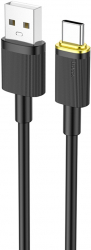 Cablu Incarcare si Transfer Date USB-A la Type-C PD 15W TPE 3A Lungime 1.Lungime 2m C207 Negru 