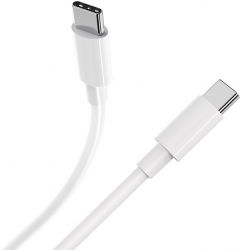 Cablu Incarcare si Transfer Date Type-C la Type-C Putere 100W Silicon 5A Lungime 2m -Power X51 C127 Alba 