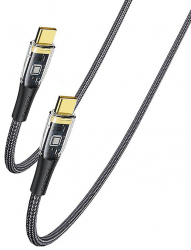 Cablu Incarcare Type-C la Type-C Cupru Putere 100W Lungime 1.2m C15 Negru 