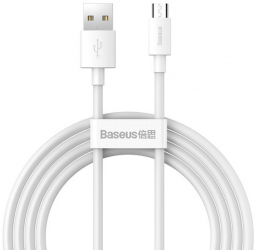 Cablui de date USB Type-C 2.1A 480Mbps 1.5m set 2 C729 Baseus TZCAMZJ-02 C729 White 