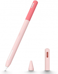 Carcasa de protectie compatibila cu Apple Pencil 2nd Generation Silicon Apple Pencil Cover T261 Roz 