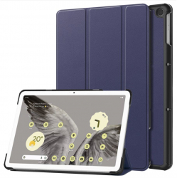 Carcasa de protectie compatibila cu Google Pixel Tablet Microfibra FoldPro T87 Blue 