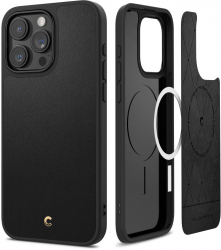 Husa Protectie pentru iPhone 15 Pro Lightweight Cyrill Kajuk MagSafe G431 Nanotextil Negru 