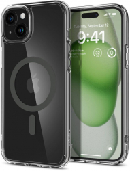Husa Protectie pentru iPhone 15 UltraX Ultra Hybrid MagSafe G374 Silicon Flex Graphite 
