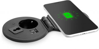 Conector Incorporat Ascuns + Usb + Type-c + Incarcator Wireless EV3670 